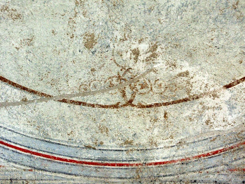 Detail poškození ornamentu